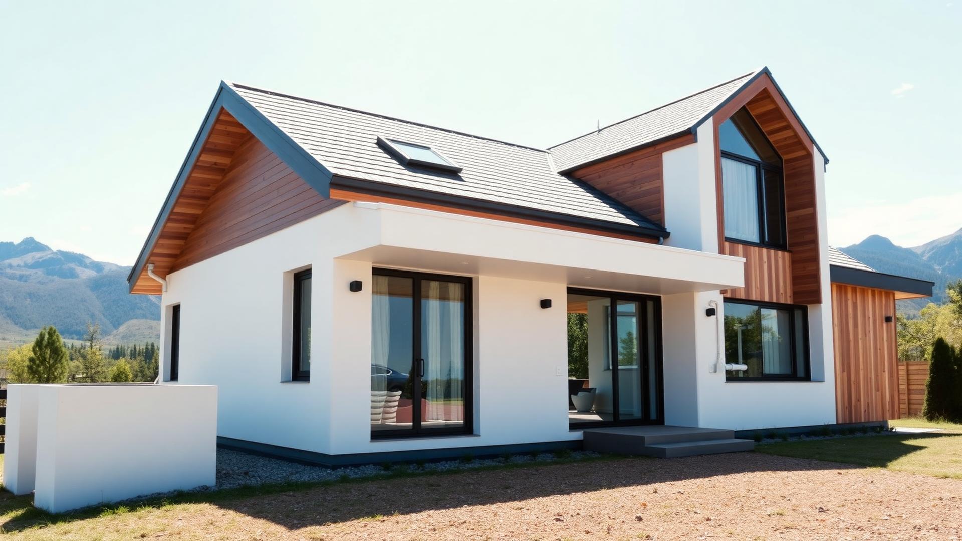 Modern prefabrik ev